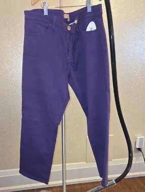 Sanctuary Purple Mini Flare Crop Jeans